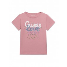 GUESS μπλούζα παιδική κορίτσι K6RI20K6YW4-G682 ροζ